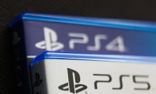 PlayStation 4 and PlayStation 5 logos