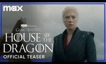 title card of House of the Dragon feautring Emma D'Arcy as Rhaenyra Targaryen