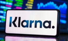 Klarna logo on a smartphone