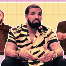 composite of different images of Drake