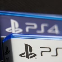 PlayStation 4 and PlayStation 5 logos