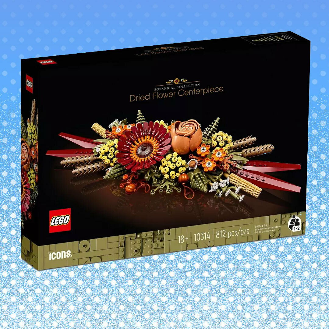 Lego Icons Dried Flower Centerpiece Set