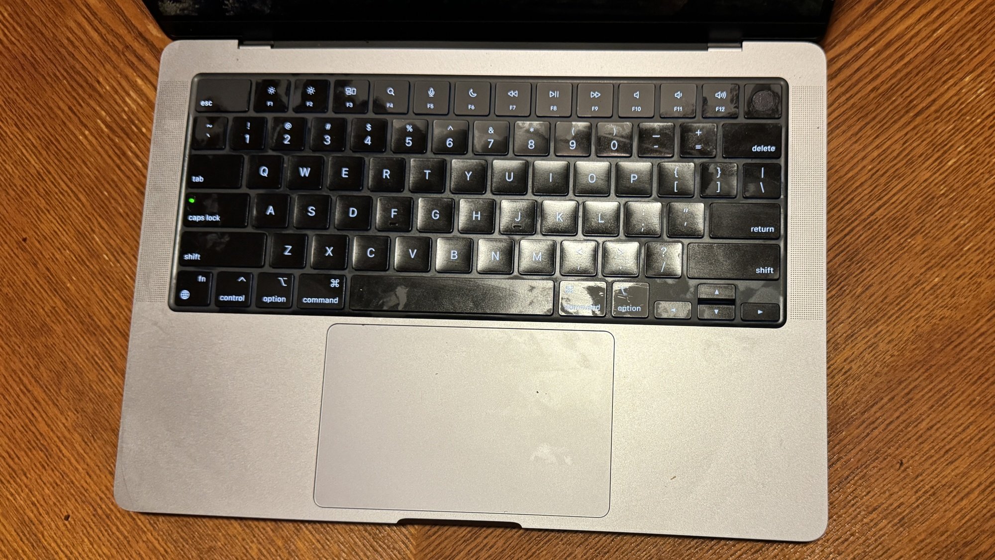 M3 14-inch MacBook Pro keyboard