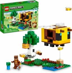lego Minecraft The Bee Cottage  on a white background