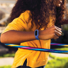 little girl wearing the fitbit ace 3
